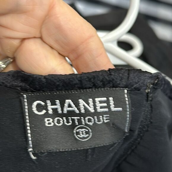 Chanel Vintage Silk Chiffon Camilla Pleated Maxi Evening Gown - Picture 14 of 15